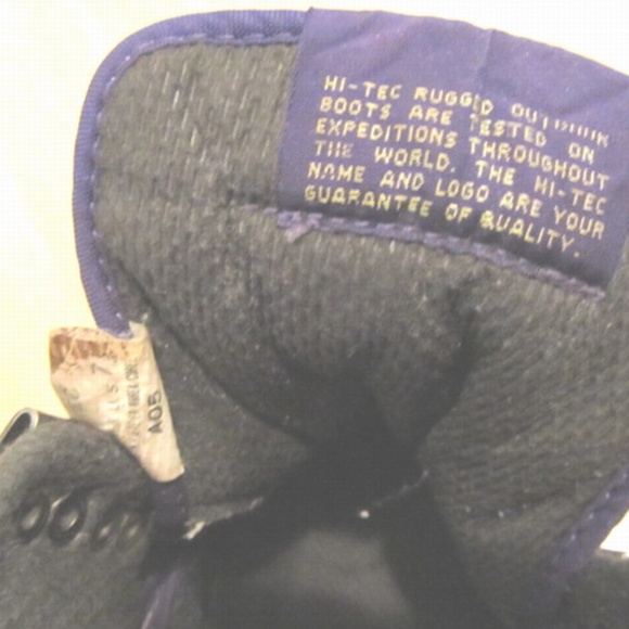 VINTAGE HI-TEC RUGGED OUTDOOR BOOTS Size 7.5US - Picture 4 of 8